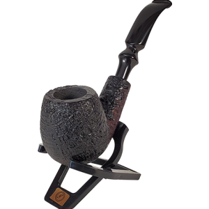 Vincenzo Serena Black Sandblast Pipe Shape 809