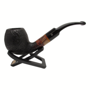 Molina Sandblasted Bent Apple Tobacco Pipe