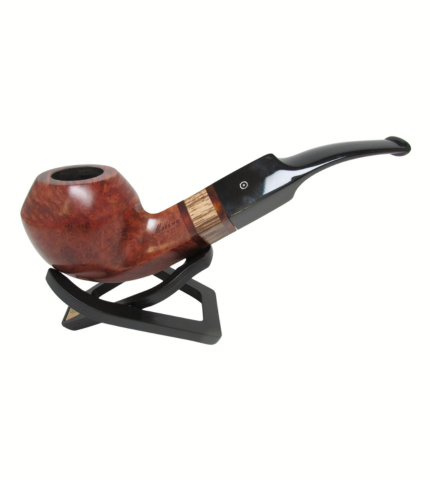 Molina Smooth Bent Calabash Tobacco Pipe
