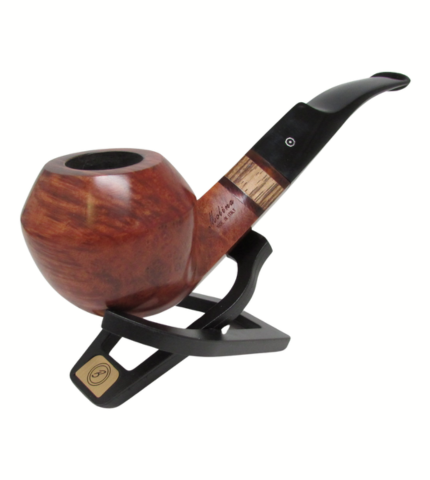 Molina Smooth Bent Calabash Tobacco Pipe - Image 5