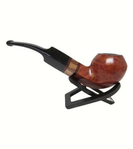 Molina Smooth Bent Calabash Tobacco Pipe - Image 2
