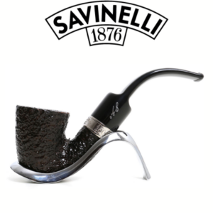 Savinelli 150 Anniversary Achille I Rusticated Tobacco Pipe