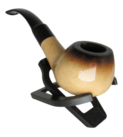 Jambo Bent Apple Meerschaum Tobacco Pipe - Image 4