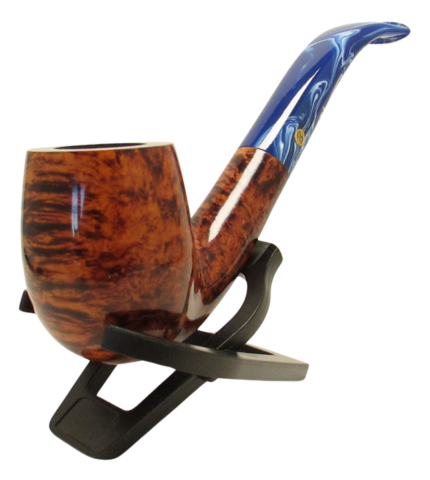 Northern Lights Klondike Blue Stem Tobacco Pipe Shape 24 - Image 3