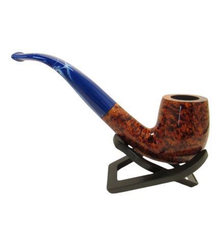 Northern Lights Klondike Blue Stem Tobacco Pipe Shape 24 - Image 5