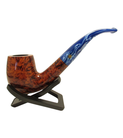 Northern Lights Klondike Blue Stem Tobacco Pipe Shape 24