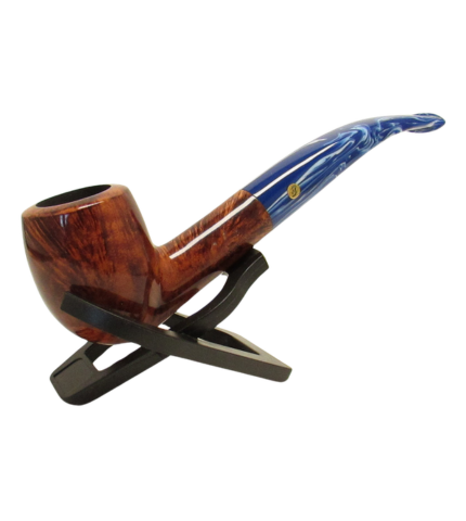 Northern Lights Klondike Blue Stem Tobacco Pipe Shape 65 - Image 3