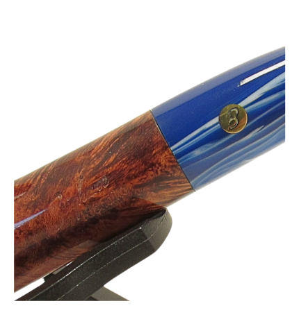 Northern Lights Klondike Blue Stem Tobacco Pipe Shape 65 - Image 5