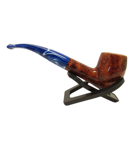 Northern Lights Klondike Blue Stem Tobacco Pipe Shape 65 - Image 2