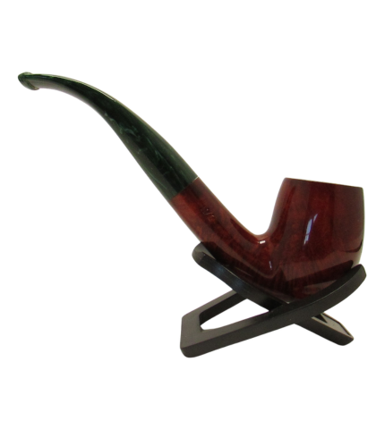 Northern Lights Heritage Green Stem Tobacco Pipe Shape 24 - Image 4