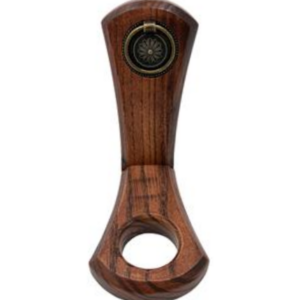 Anton Antique Wooden Pipe Stand - One Pipe
