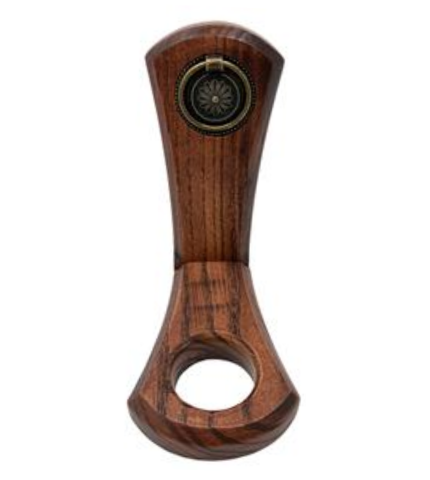 Anton Antique Wooden Pipe Stand - One Pipe